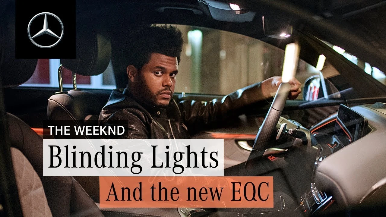Enjoy electric. With the all-new EQC x The Weeknd “Blinding Lights”